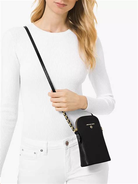 michael kors phone leather cross body bag